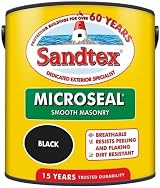 Sandtex Retail Ultra Smooth Masonry Black 2.5 L Exterior Paint view 3