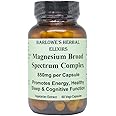 Magnesium Complex | Broad Spectrum Extract | 850mg per Capsule | Magnesium Taurate | Magnesium Glycinate | 60 Vegan Capsules | Stearate-Free, Additive-Free, Glass Bottled