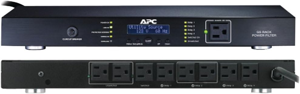 APC G5BLK 9-Outlet G-Type 15-Amp Rack-Mountable Power Conditioner electronic consumer