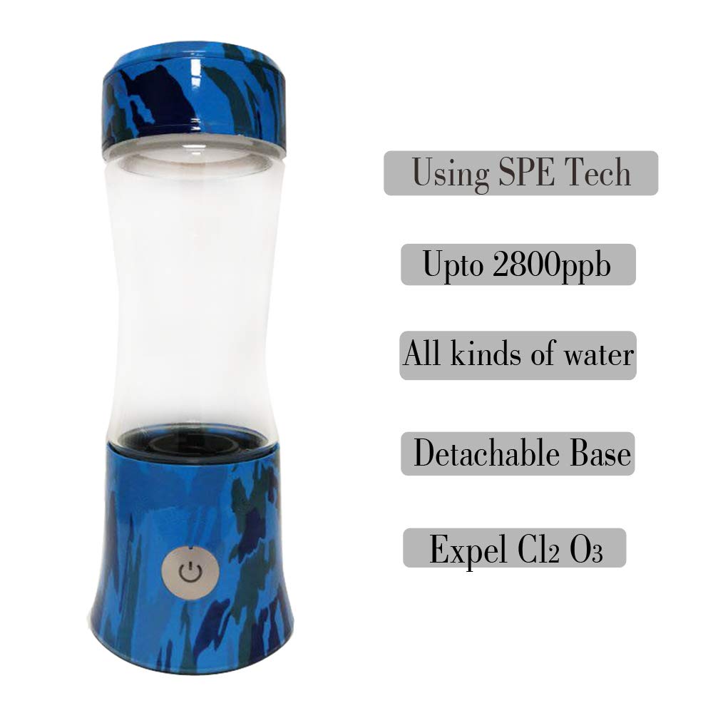 F4-2 Hydrogen-Rich Generator Water Bottle Ionizer Mode 5mins and 7mins High Concentration Discharge 
