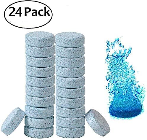 HEWADY New Multifunctional Effervescent Spray Cleaner Car Auto Windshield Washer Fluids Glass Cleaner Tablets Detergent 24Pcs