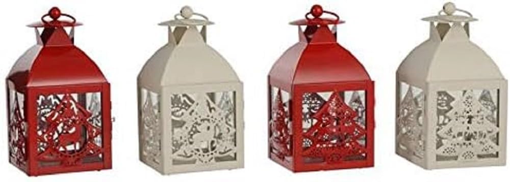 Edelman 8718861617467 Lantern Assorted Colours Christmas Lights and Bright Decorations, Multicoloured
