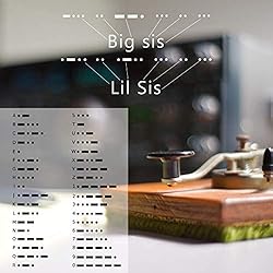 KGBNCIE Big Sis-Lil Sis Morse Code Bracelet