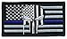 Patch Squad Men's Tactical USA Flag Bleeding Punisher Thin Blue Line Patch