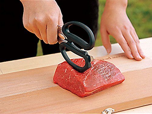 Snow Peak Kitchen Scissors Set, Black - Thumbnail 4