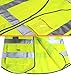 Pack of 2 Safety Vest Reflective Strips with Front Zipper 9 Pockets, Class 2 High Visibility Meets ANSI/ISEA Standards by Galashield (Large)
