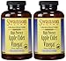 Swanson High Potency Apple Cider Vinegar 625 mg 180 Caps (180 Capsules - Two Bottles)