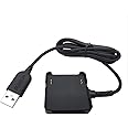 JIUJOJA Compatible with Garmin Vivoactive Charger, Replacement Charging Cradle Dock Synchronous Data for Garmin Vivoactive GPS Smart Watch