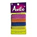 AwEx No Slip Color Hair Bands, 16 PCS,4 mm Regular Loop Active Hair Ties, Ponytail Holder,Sports Hair Bands