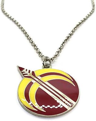Amazon Com Damian Black Rwby Arkos Necklace Jaune X Pyrrha Necklace With Metal Chain Jewelry