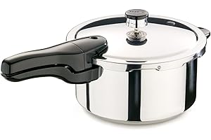 Presto Stainless Steel 01341 4-Quart Pressure Cooker, 4 QT