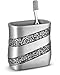 Creative Scents Silver Mosaic Toothbrush and Toothpaste Holder for Bathroom - Decorative Bathroom Toothbrush Holder, Family Toothbrush Cup with One Large Opening to Hold Multiple Toothbrushes at Once