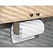iDesign Twillo Metal Wall Mounted Paper Towel Holder, Dispenser for Kitchen, Bathroom, Laundry Room, Office, 3.1