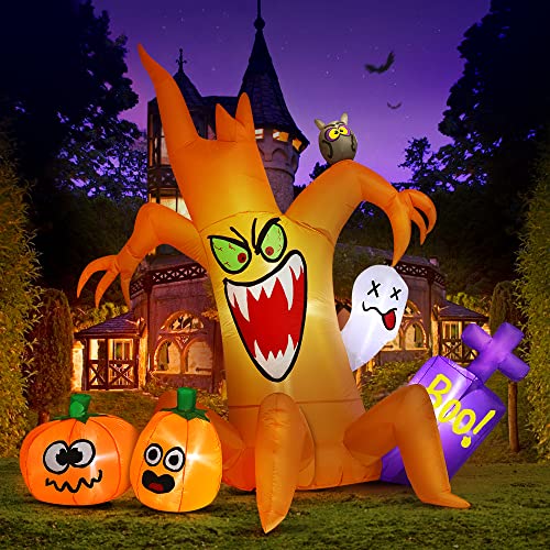 KOOY 8 FT Halloween Inflatable Decorations Spooky