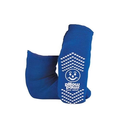 BARIATRIC SLIPPER SOCK NON SKID (3pk), 3X large, Blue Clothing