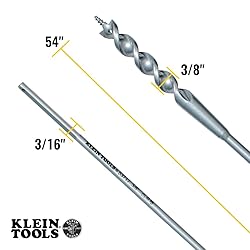 Klein Tools 53716 Flex Bit Auger, 3/8-Inch x