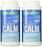 Natural Vitality Natural Magnesium Calm (2 Bottles of 16 Ounce)