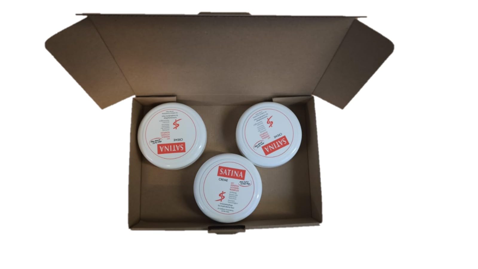 TopDeal Pack of 3 Satin Cream 3 x 150 ml Skin Care Cream