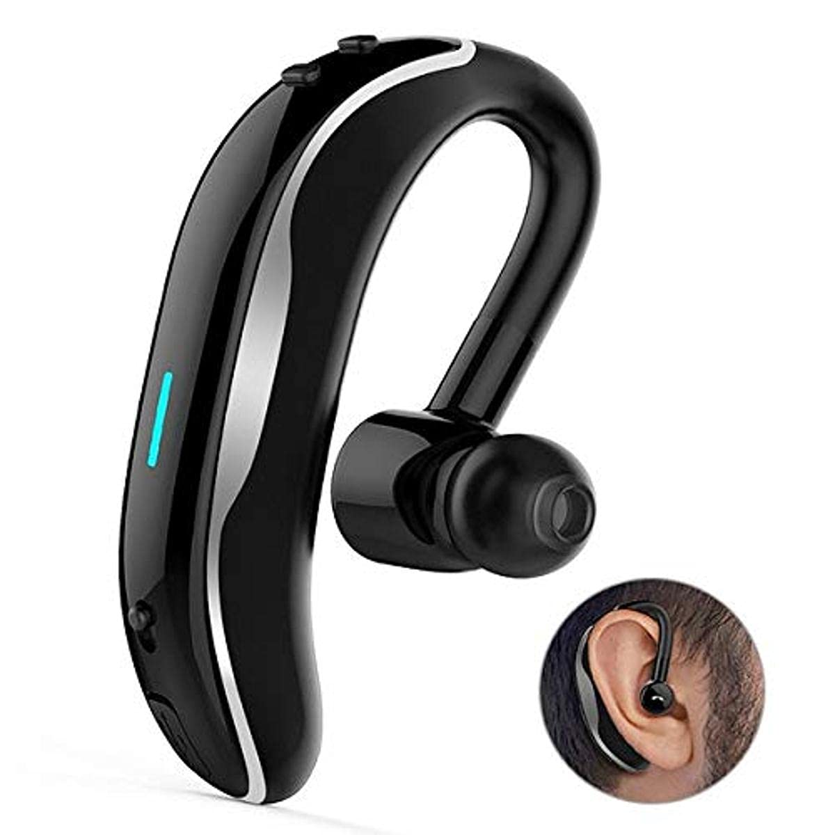In-Ear Bluetooth Headset for Huawei P20 Lite Smartphone Wireless Hands-Free Business Sound Grey