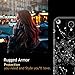 PBRO K20 Plus Case, K20 V Case, Harmony Case, K20 Case, Grace Case,Cute Universe Constellation Dual Layer Soft Silicone & Hard Back Cover Heavy Duty PC+TPU Protective Case-Black