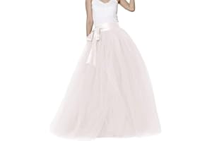 EllieHouse Womens Long Tutu Party Evening Tulle Skirt PC05