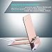 KLOKOL Phone Dock Cell Phone Stand Dock Charging Station Compatible iPhone 6 6s 7 8 X Plus 5 5s 5c, iPad, iPod Touch, for Desk Office Kitchen (Rose Gold)