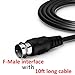 Digital TV Antenna,Ahere Indoor HDTV Antenna ,50 Mile Range 1080p HD Antenna with Detachable Amplifier Signal Booster,USB Power Supply and 10FT High Performance Coaxial Cable