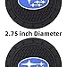 AOOOOP Car Interior Accessories for Subaru Cup Holder Insert Coaster - Silicone Anti Slip Cup Mat for Subaru Forester Outback Impreza Legacy Crosstrek Ascent BRZ WRX (Set of 2, 2.75