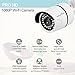 Wansview Outdoor Security Camera, 1080P Wireless WiFi IP Surveillance Bullet Home Camera,IP66 Weatherproof W2-White