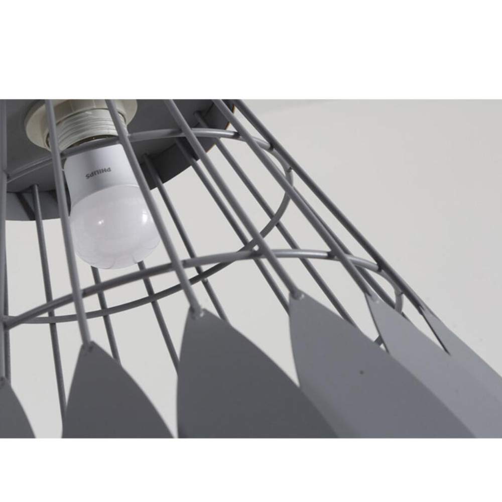 Barbara Modern Iron Badminton Pendel Lampe E27 Verstellbar,Gray