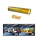 AUMO-mate 12 by 48 inches Self Adhesive Shiny Chameleon Headlights Films,Film Sheet Sticker,Tint Vinyl Film (Golden Yellow)