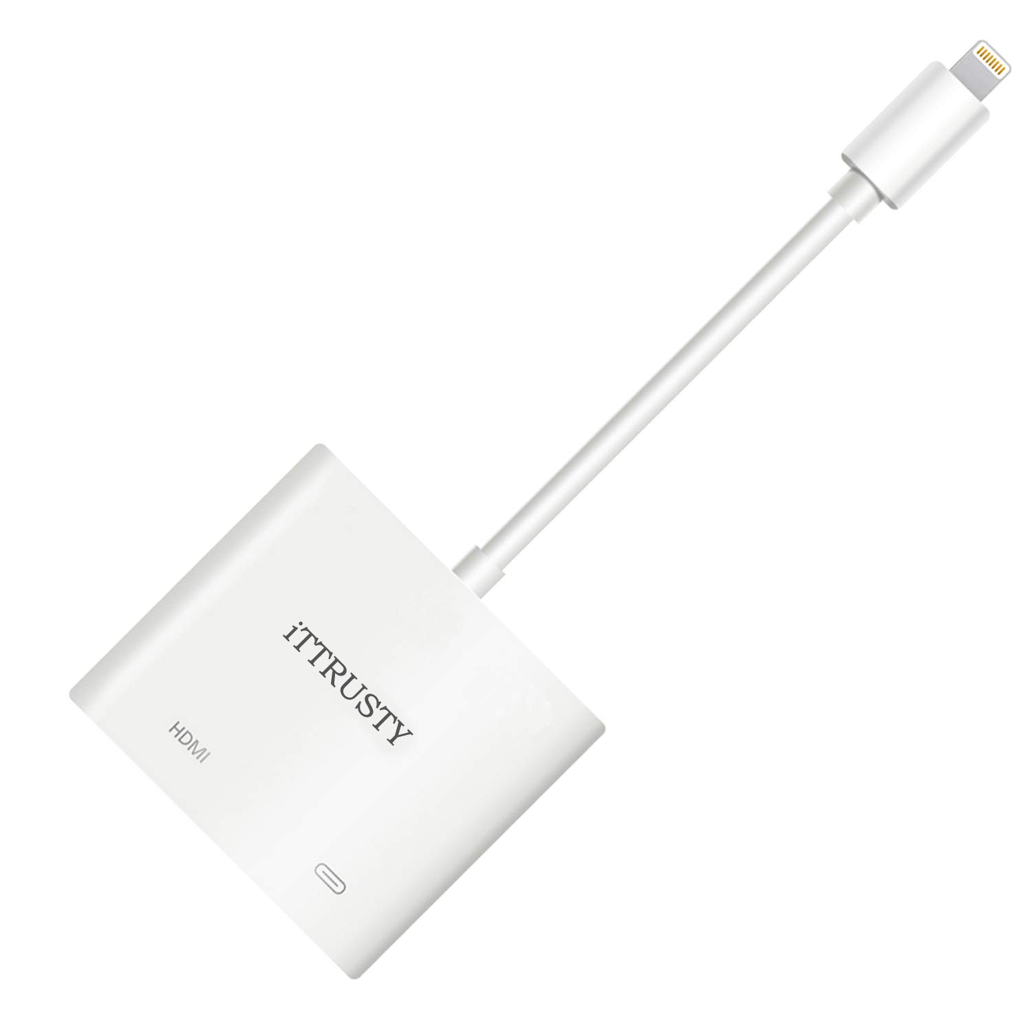 Lightning Digital AV Adapter, Lighting to HDMI Adapter, Compatible iPhone, iPad, and iPod Touch Mode