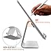 ZVEproof Desktop Cell Phone Stand, Phone Dock Cradle Tablet Stand Holder, for Switch, iWatch, iPad, E-Reader, Mobile Phone, Android Smartphone, iPhone 12 Xs Max Charging (with 42mm Case), Silver