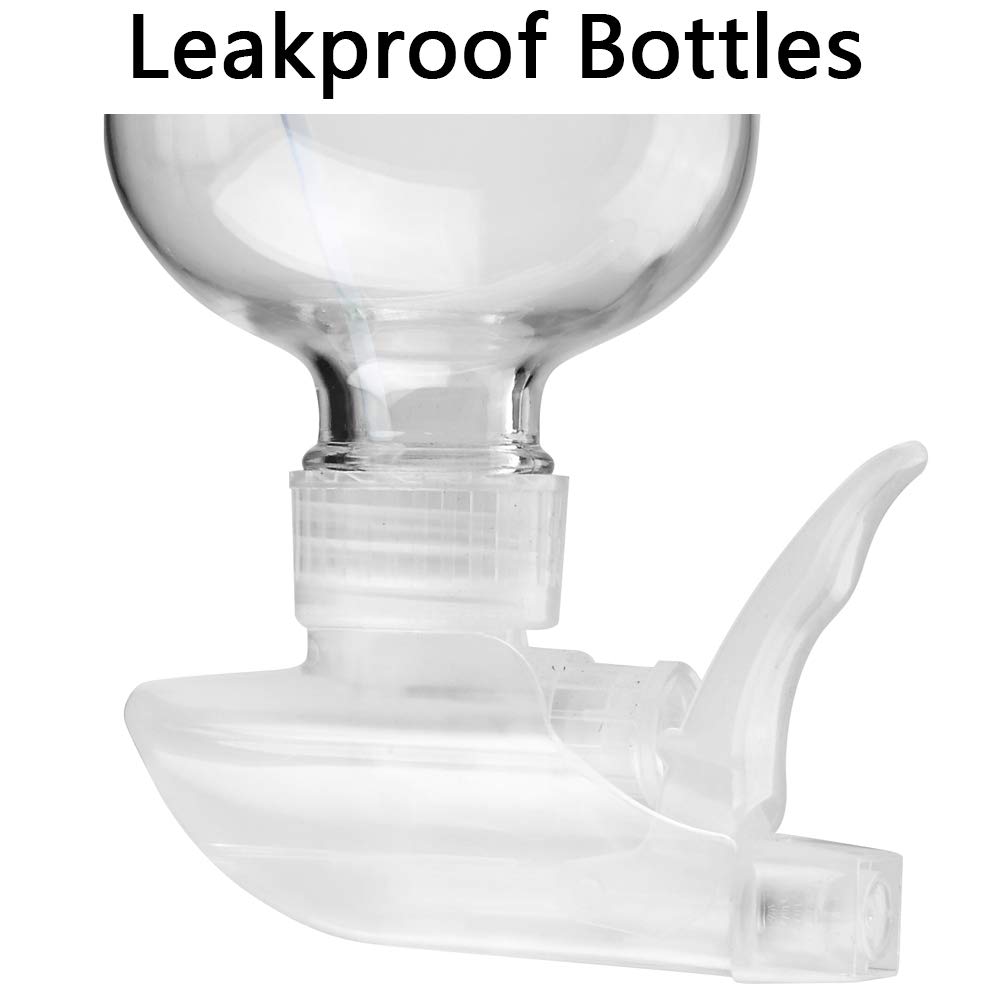 Glass Spray Bottles Empty 16oz Boston Round Bottle Refillable Container for Essential Oils with Funnel Lables Cleaning Products Aromatherapy Lotions Liquid Soaps (WhiteWhite)