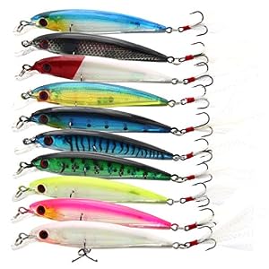 Evilandat Lot De 10 Leurres Plumes Jets Siffleurs 11,2cm 13,6g Thons Bonites Espadons Coryphènes Marlins