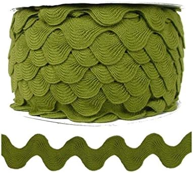 Ric Rac by Cheep Trims 1 in. Olive (24 yards)