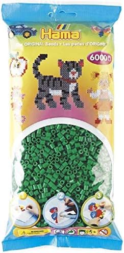 Malte Haaning Plastic A/S Hama Fuse Beads (6000-Piece, Green)