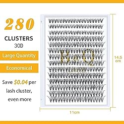 Lash Clusters B&Q LASH Individual Lashes 280