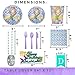 FutureSquared Mermaid Party Supplies Favors Birthday Decorations Kit Party Favors (191 Pieces) for 16 Guests