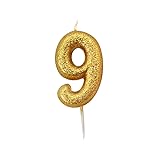 Anniversary House Metallic Gold Glitter