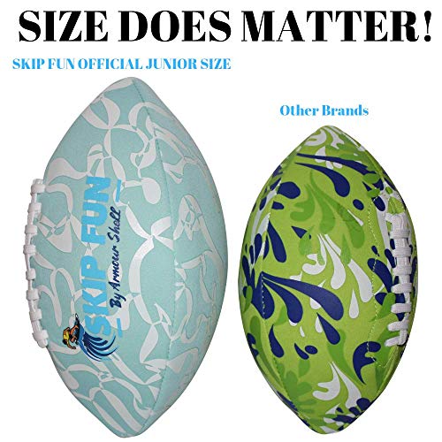 image for Armour Shell Glow in The Dark Football - Outside Water Summer Fun for 