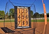Bow Net Baseball Portable Zone Counter