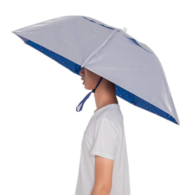 KINGSOO Umbrella Hat Silver Amazon.in Clothing & Accessories