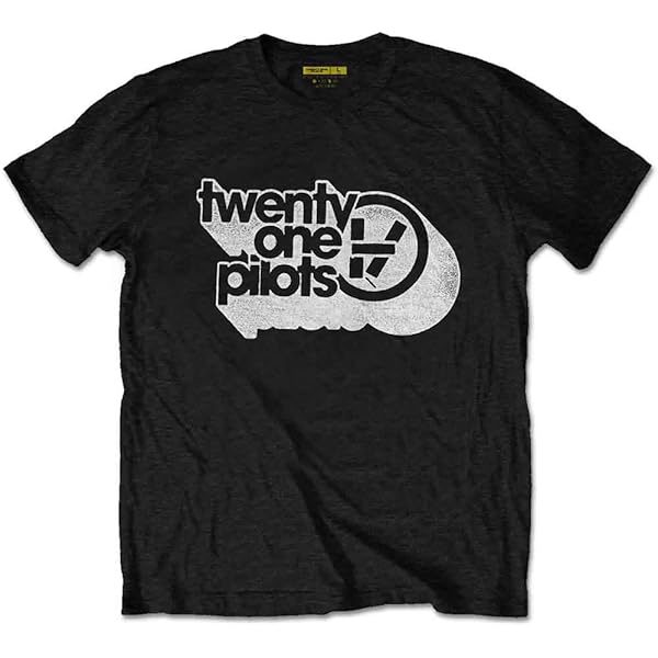 Amazon.com: Twenty One Pilots T Shirt Vintage Block Holiday