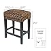 Bird Rock Home Seagrass Backless Counter Stool | Set of 2 | Handwoven | Natural Fibers | Fully Assembled