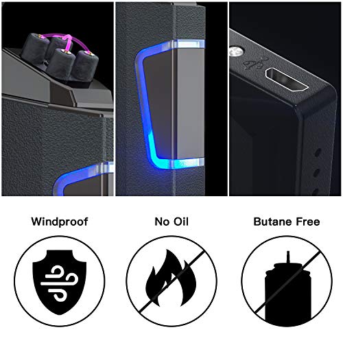 JOBON Arc Lighter USB Rechargeable Electric Lighters Windproof