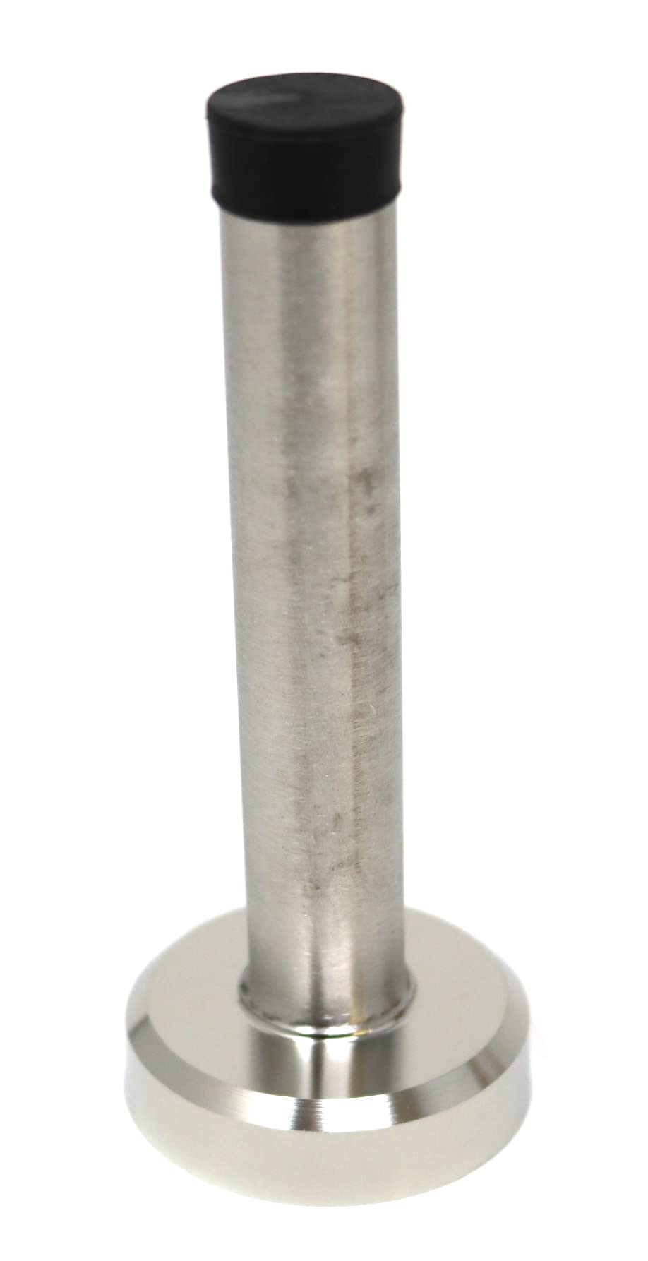 fiXte Stainless Steel Door Stop Wall Floor Mounted Stopper Skirting Board Metal Buffer (105mm)