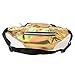 Gold Holographic Fanny Pack for Women & Girls - Cute Waist Bags with Adjustable Belt for Rave, Festival