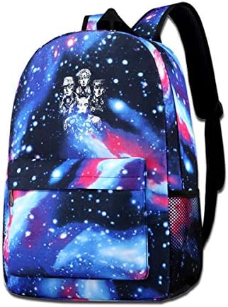 Kids Backpack Jojos Bizarre Adventure School Hiking Travel Shoulder Bag Student Starry Sky Daypack For Teen Boys Girls