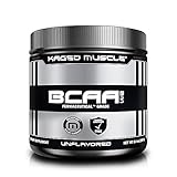 Kaged Muscle, Fermented BCAA Powder, Plant Based, Non-GMO, Protein Synthesis, Vegan Friendly Branched Chain Amino Acids, Aminos, BCAAs, Unflavored, 36 Servings, 7.05 Ounce